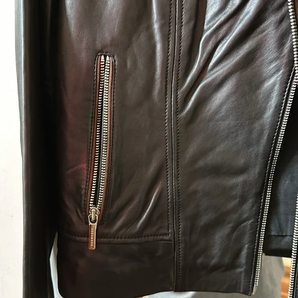 NWOT Bernardo Leather Jacket - Picture 6 of 13